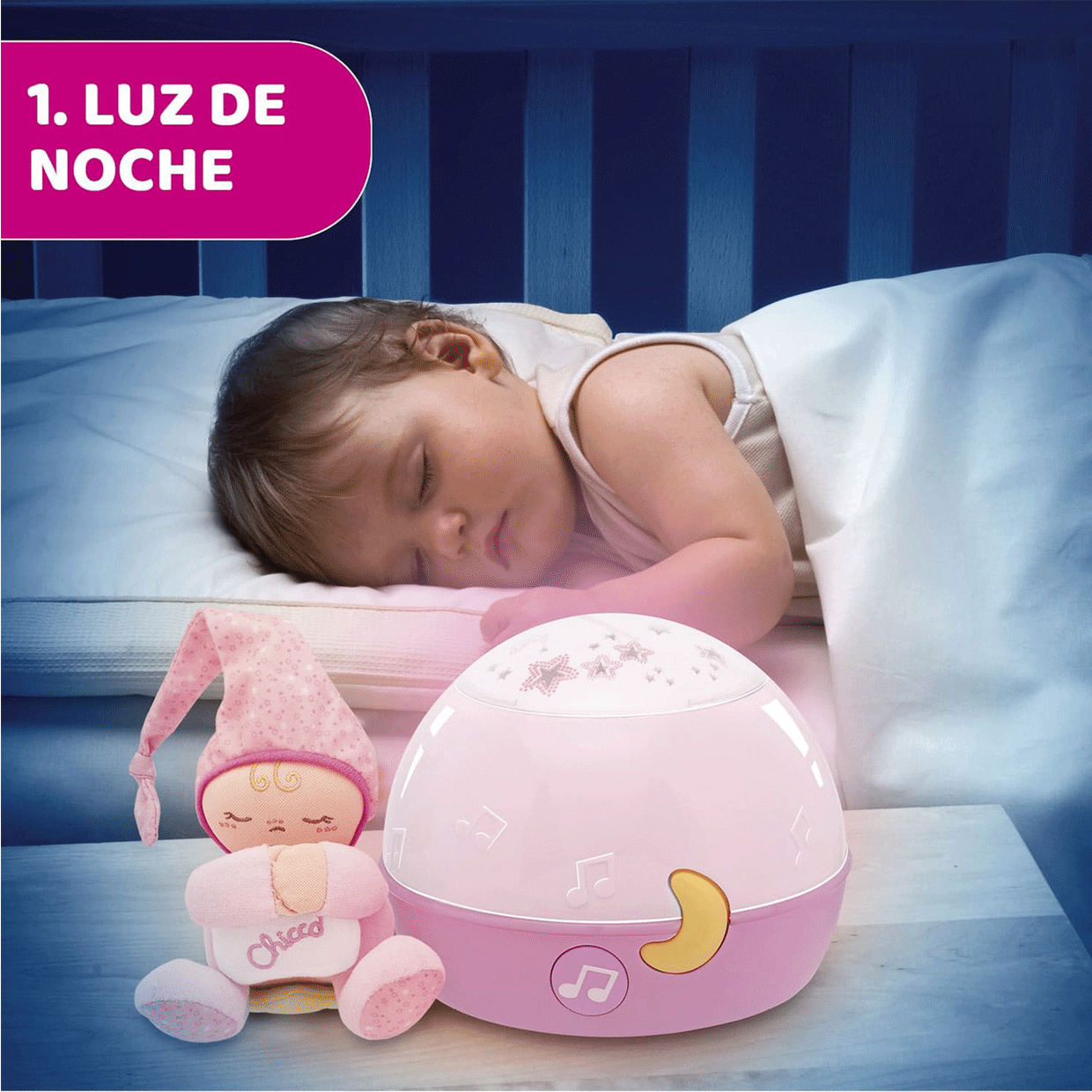 Panel para Cama Luna Blue Chicco