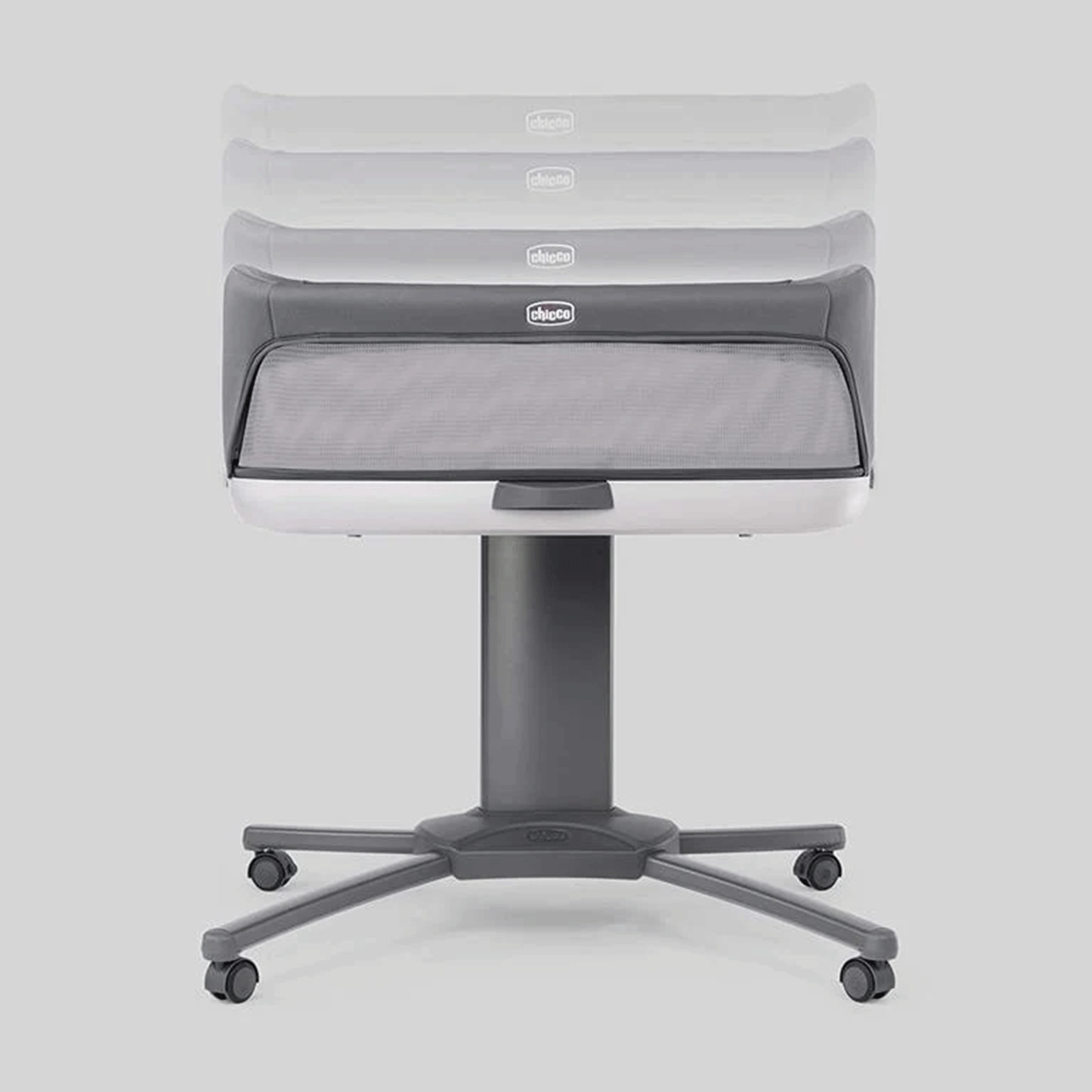 Cuna Viajera Close To You Se Bedside - Charcoal Chicco