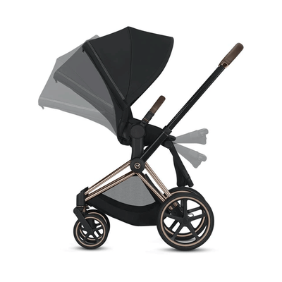 Carriola Priam Chasis Negro Y Asiento Fancy Pink Cybex 03733