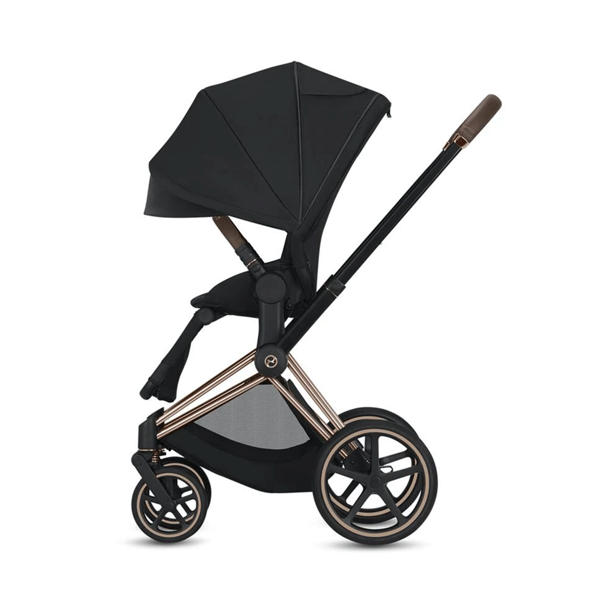 Carriola Priam Chasis Negro Y Asiento Fancy Pink Cybex 03733