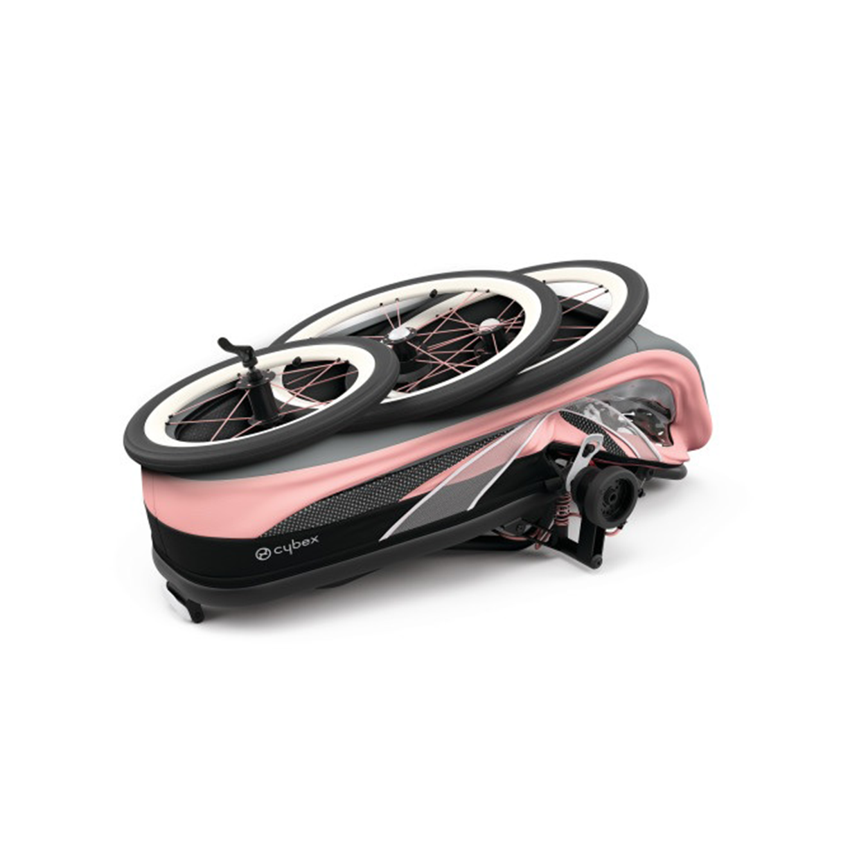 Chasis Zeno BLPI - Negro/Rosa 521000309 Cybex