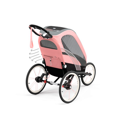 Asiento Para Carriola Zeno - Silver/Pink 521000379 Cybex