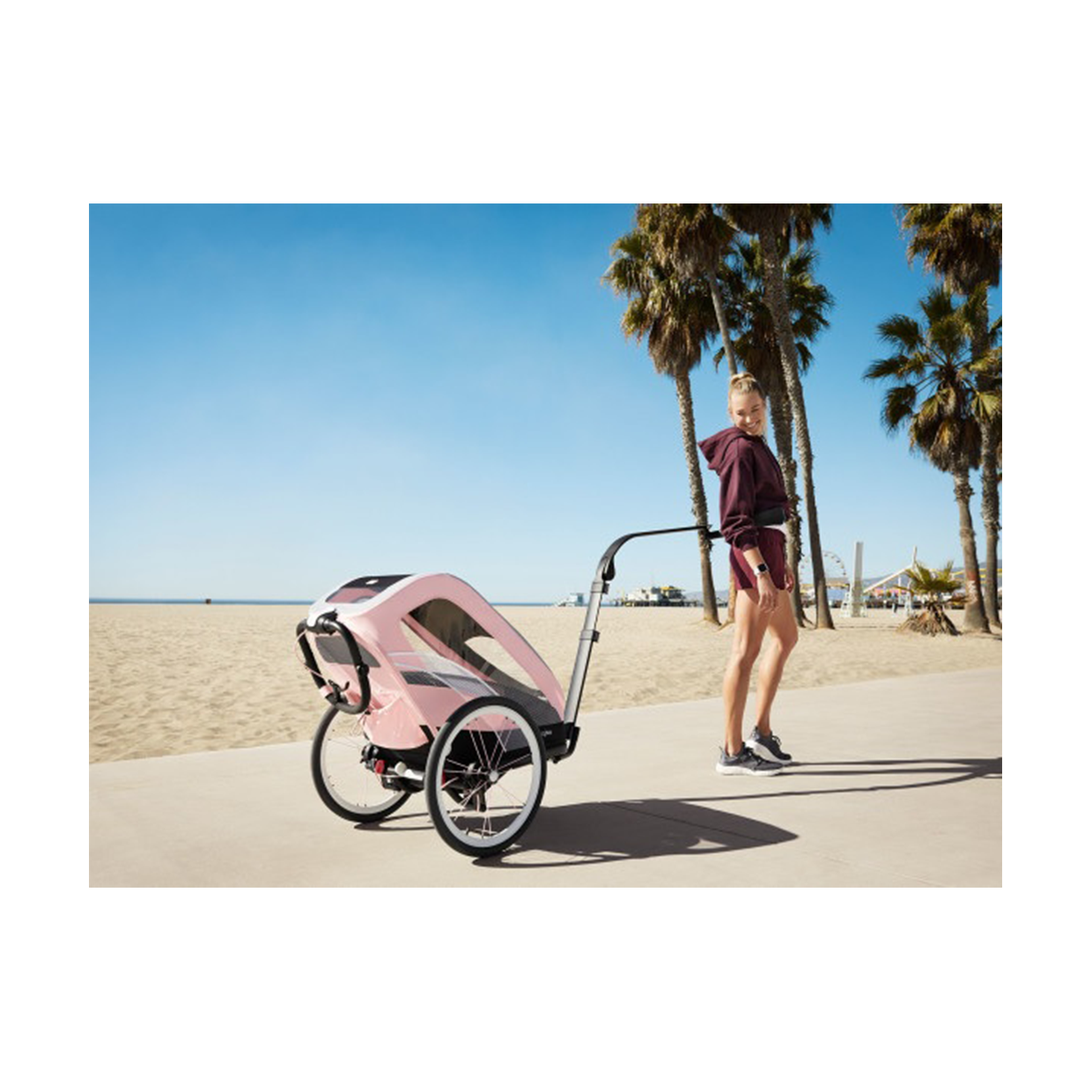 Asiento Para Carriola Zeno - Silver/Pink 521000379 Cybex