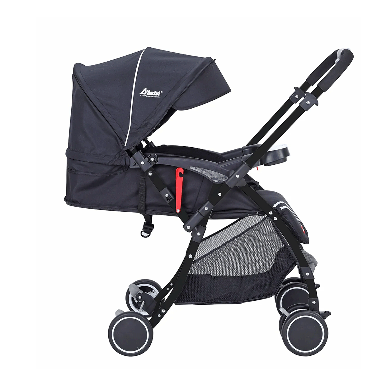 CARRIOLA REVERSIBLE LU BABY NEGRO D'BEBE 53 NEGRO