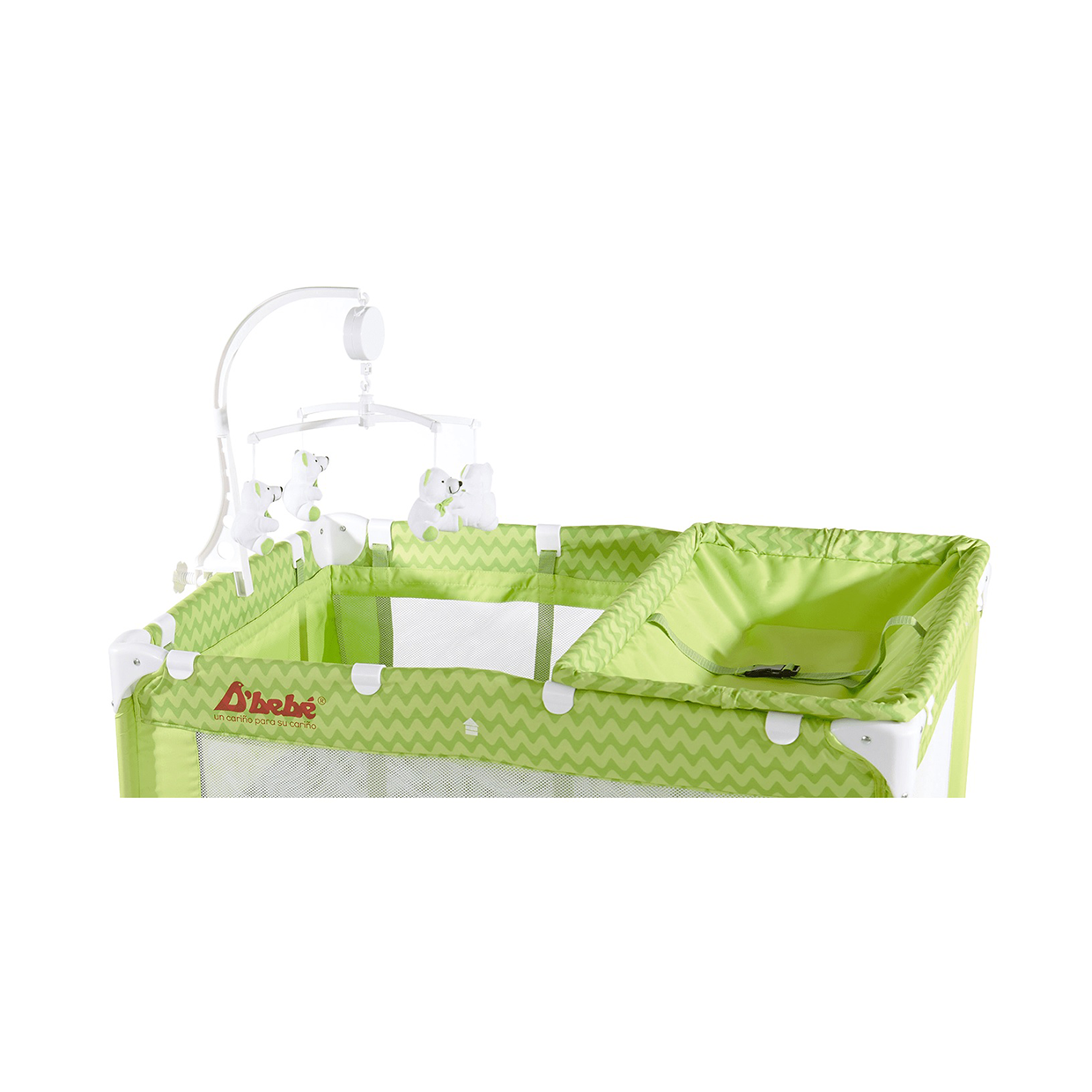 Corral Cuna Zoo Baby - Verde 95VERDE D'Bebe