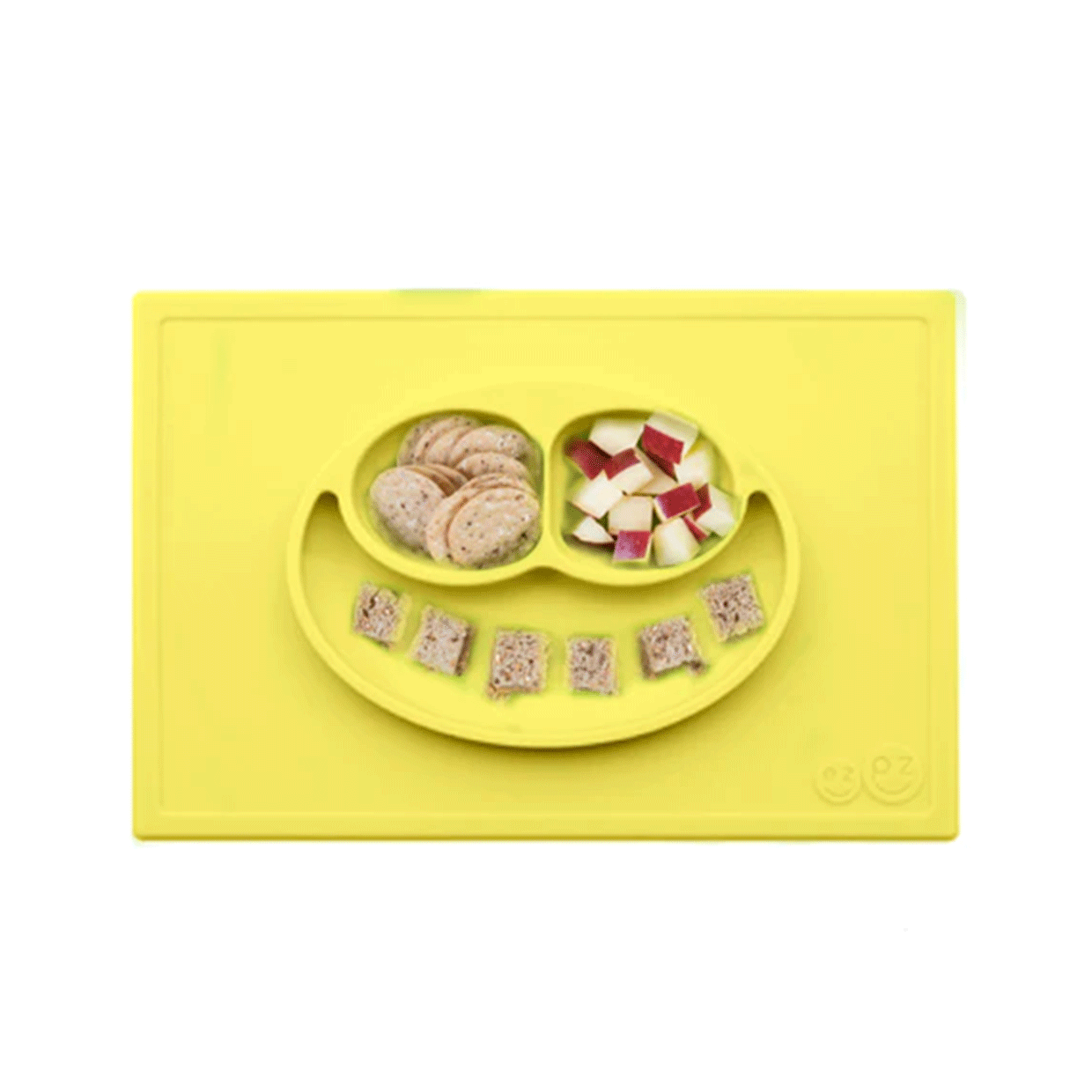 Plato de Silicon Happy Mat Amarillo HM010 Ezpz