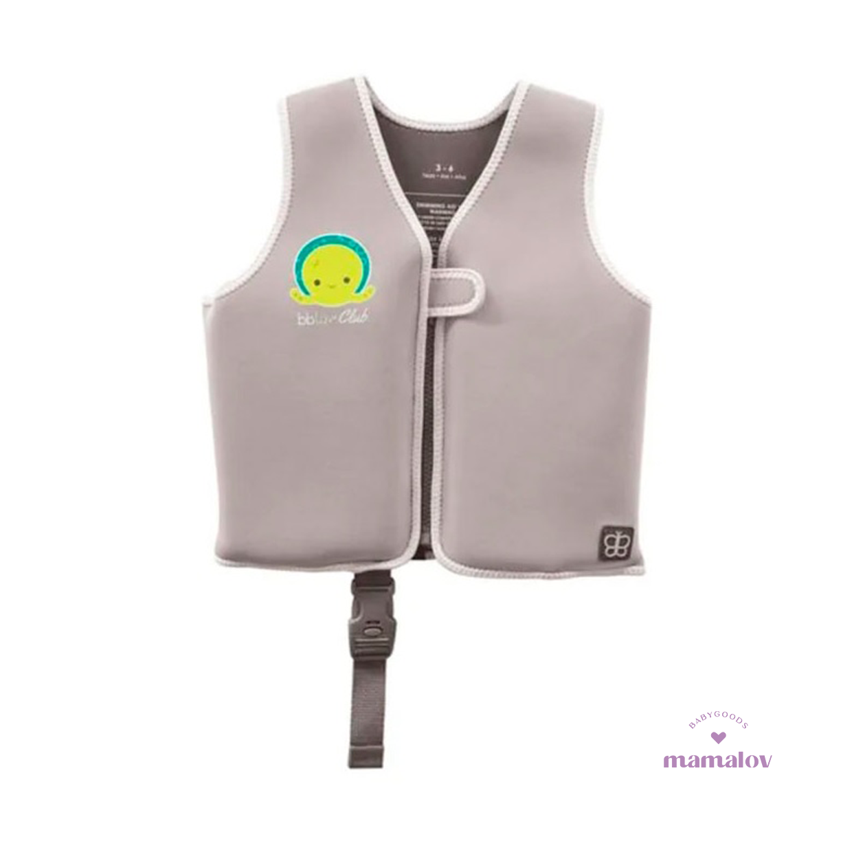 Chaleco Para Natacion 1-3 años - Gris B0166-GQ BBLUV