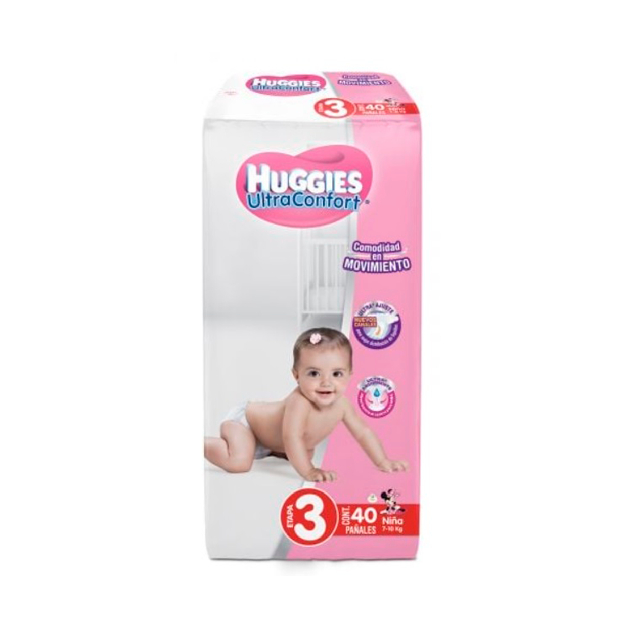 Pañal Ultra Etapa 3 de Niña - 64857 Huggies