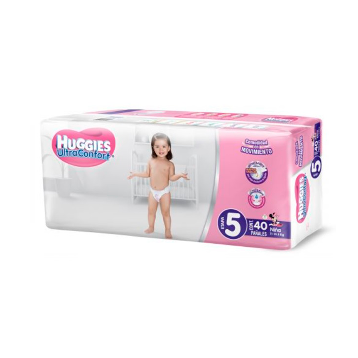 Pañal Ultra Etapa 5 de Niña - 64861 Huggies