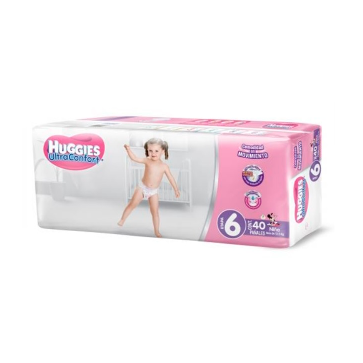 Pañal Ultra Etapa 6 de Niña - 64863 Huggies