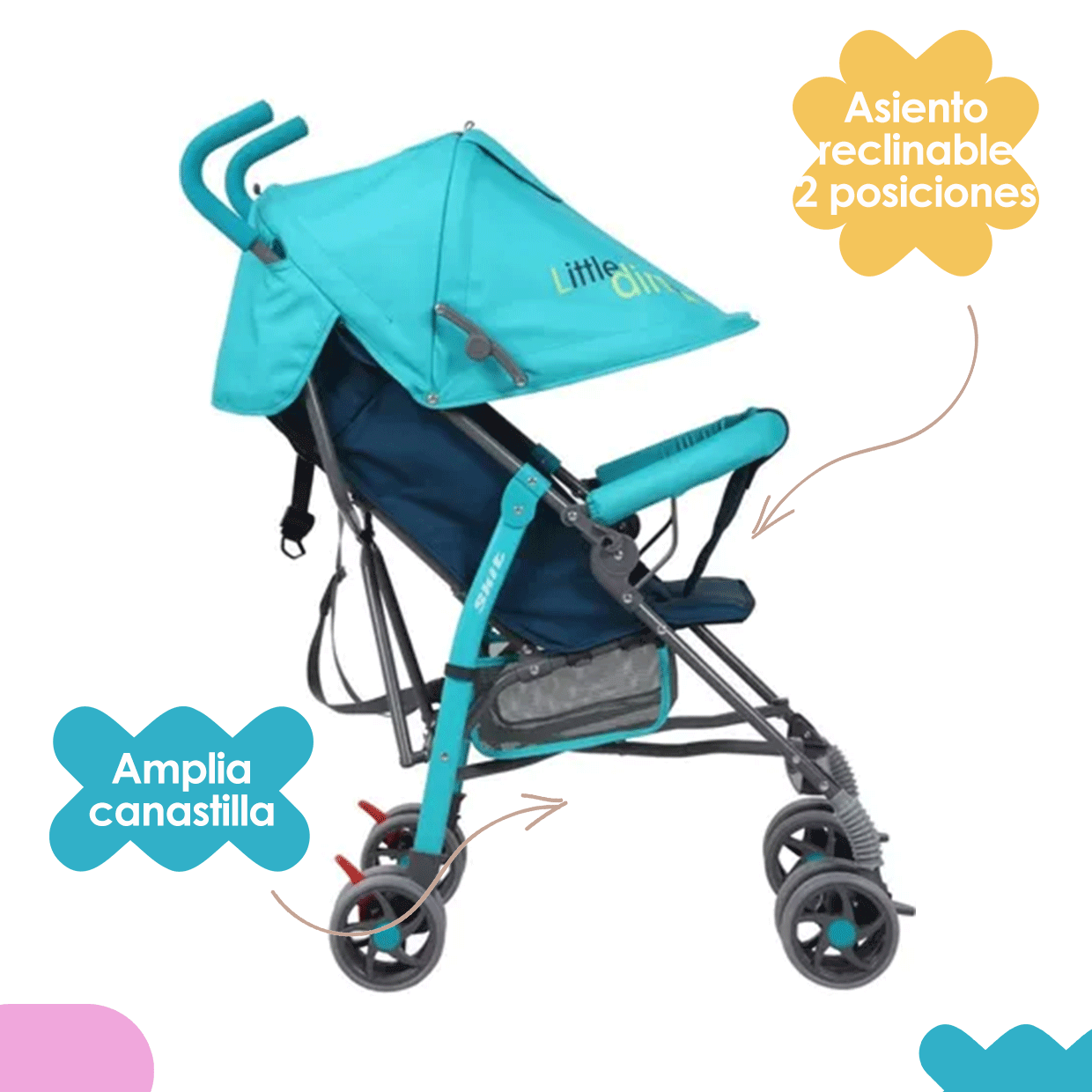 Carriola de Bastón Skit Dino Infanti FL801