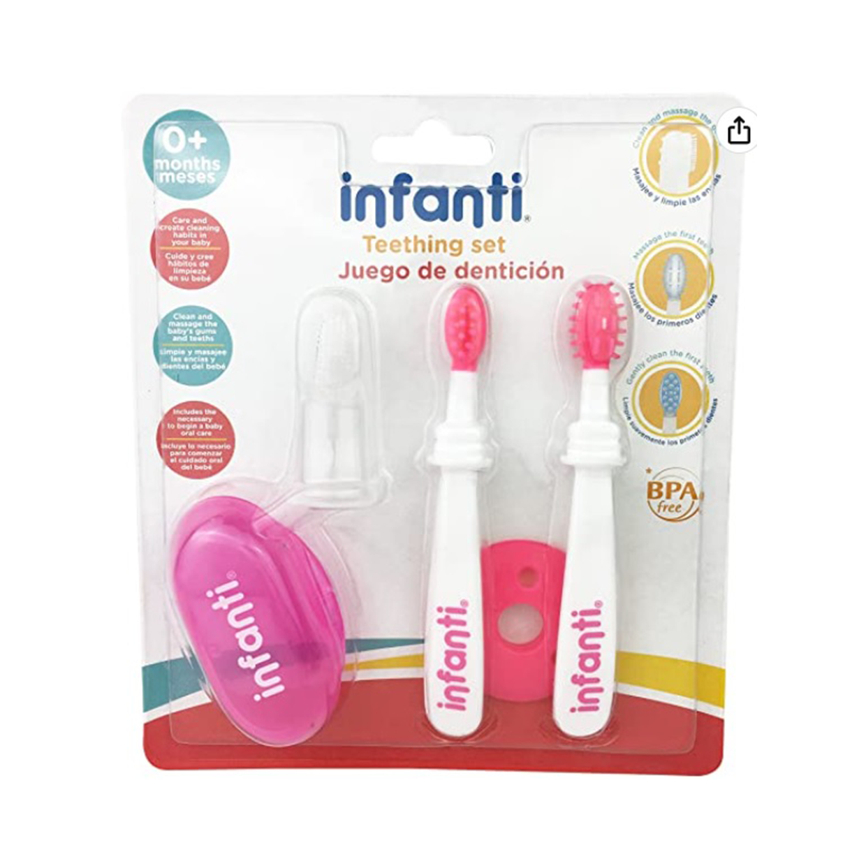 Set de Higiene Dental 4 Piezas - G139 Infanti
