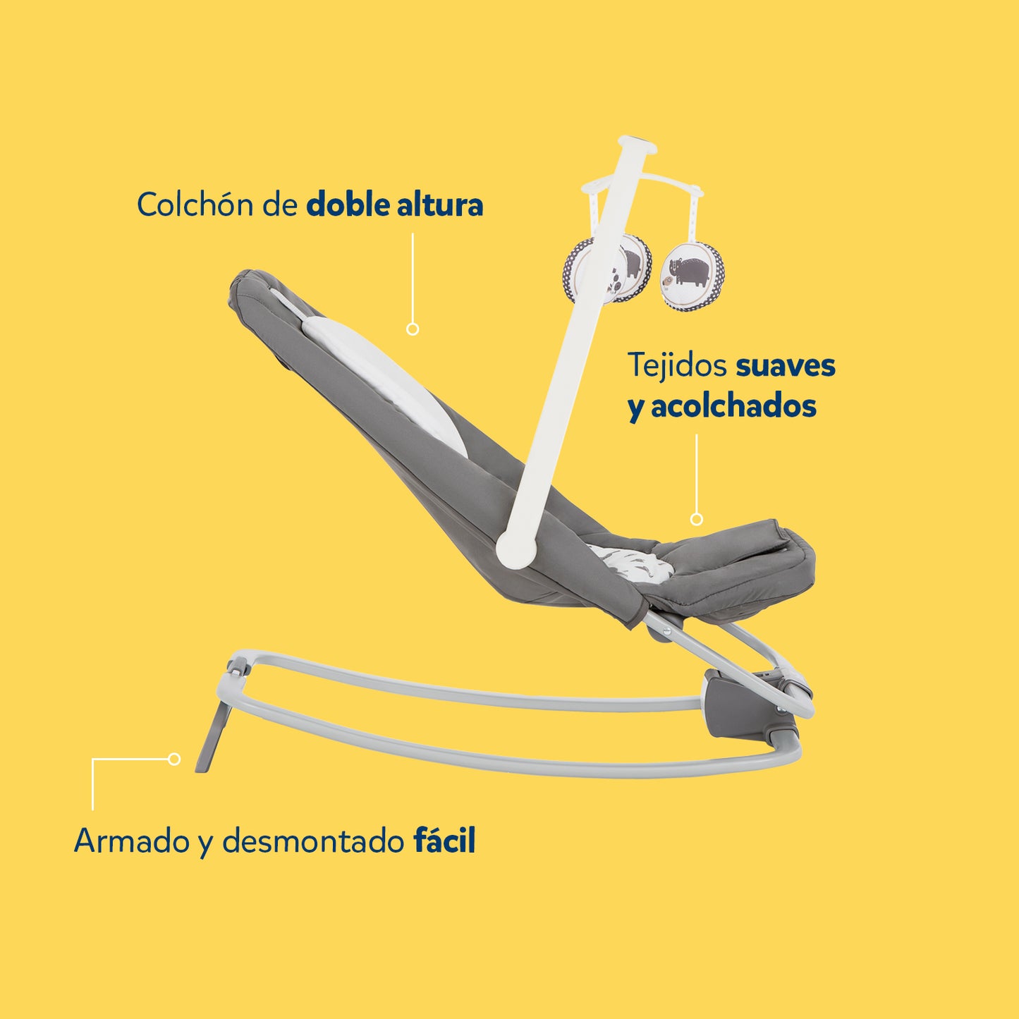 Cuna Corral para Bebe Change&Bounce Frankie Joie