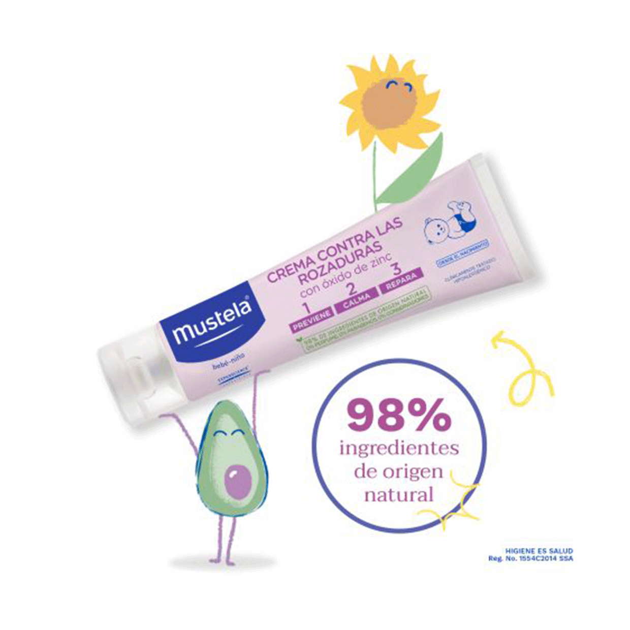 Crema Para Rozaduras 50g 123 Mustela