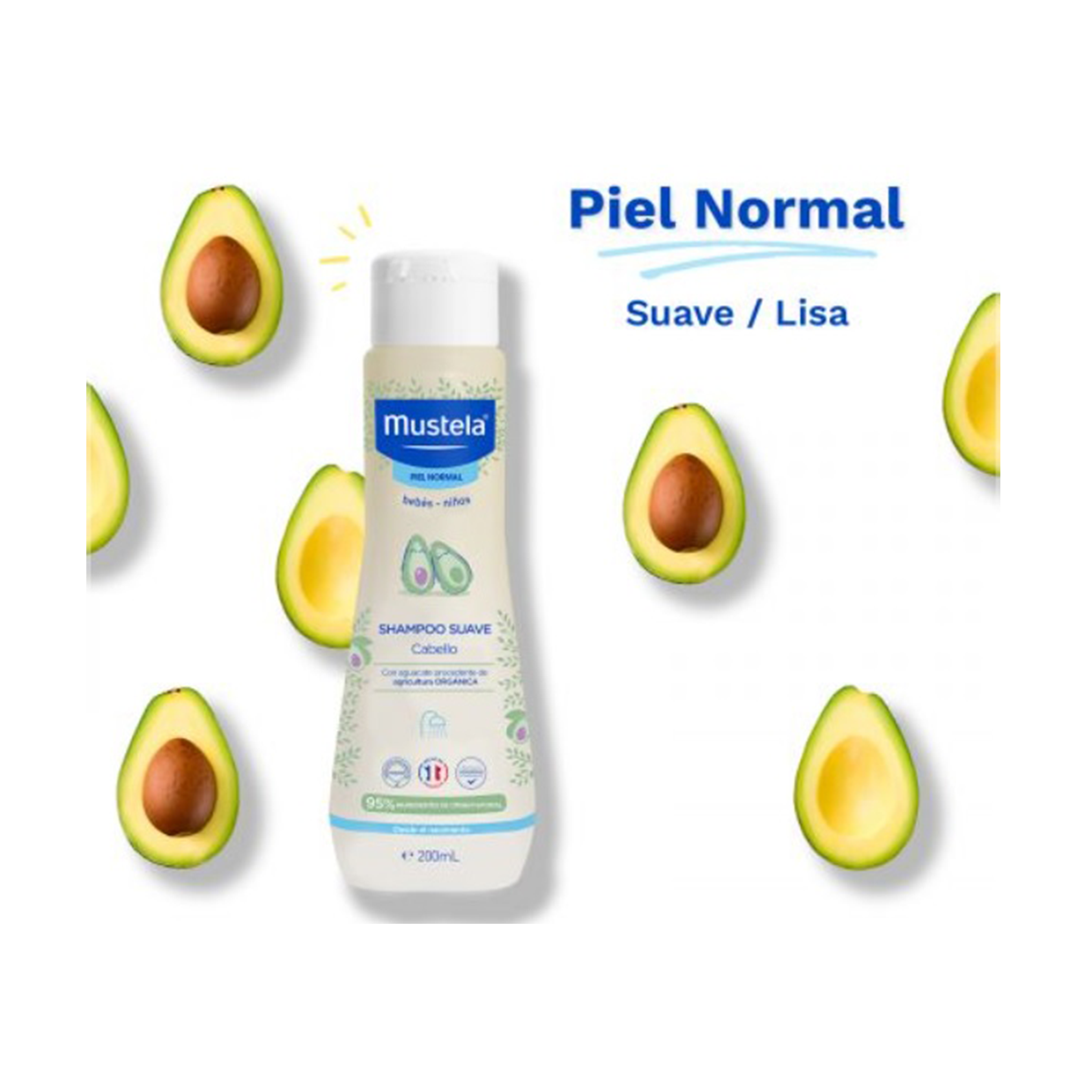 Shampoo Suave 200 ml. - 3612 Mustela