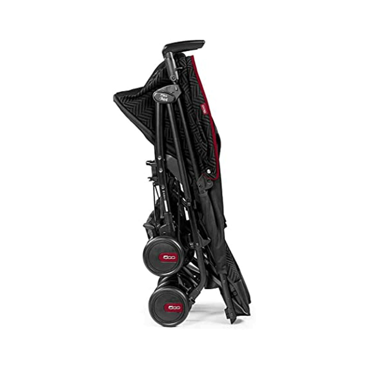 Carriola Ligera Pliko Mini 5 - Negra con Rojo 35CV13CY13 Peg-Perego