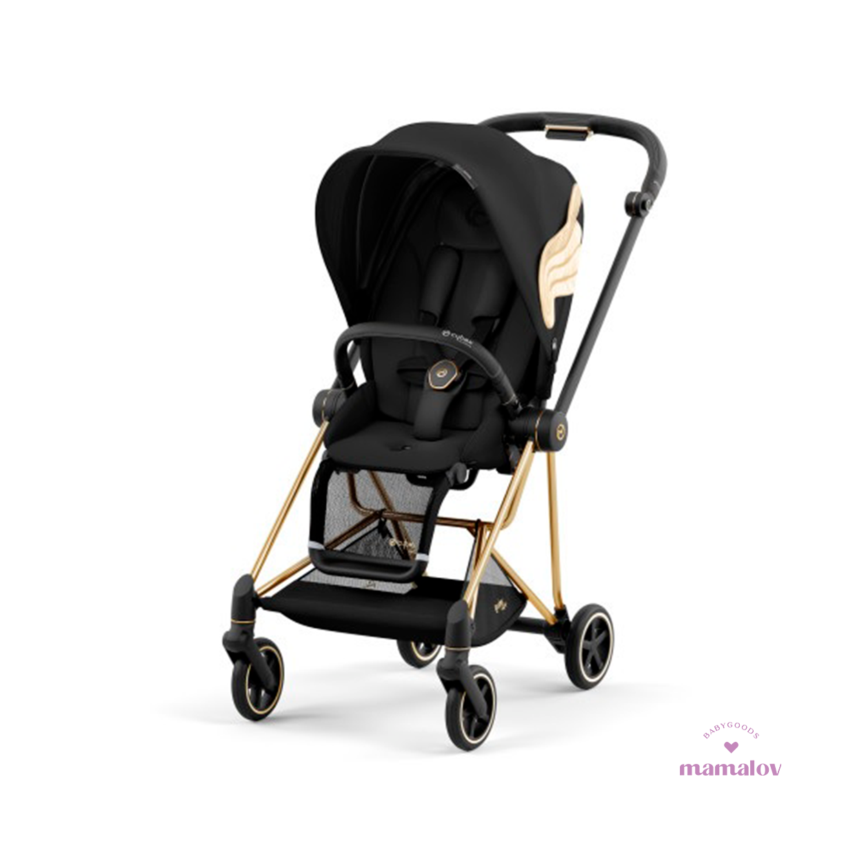 MIOS 3 Stroller Jeremy Scott Wings - Black Cybex