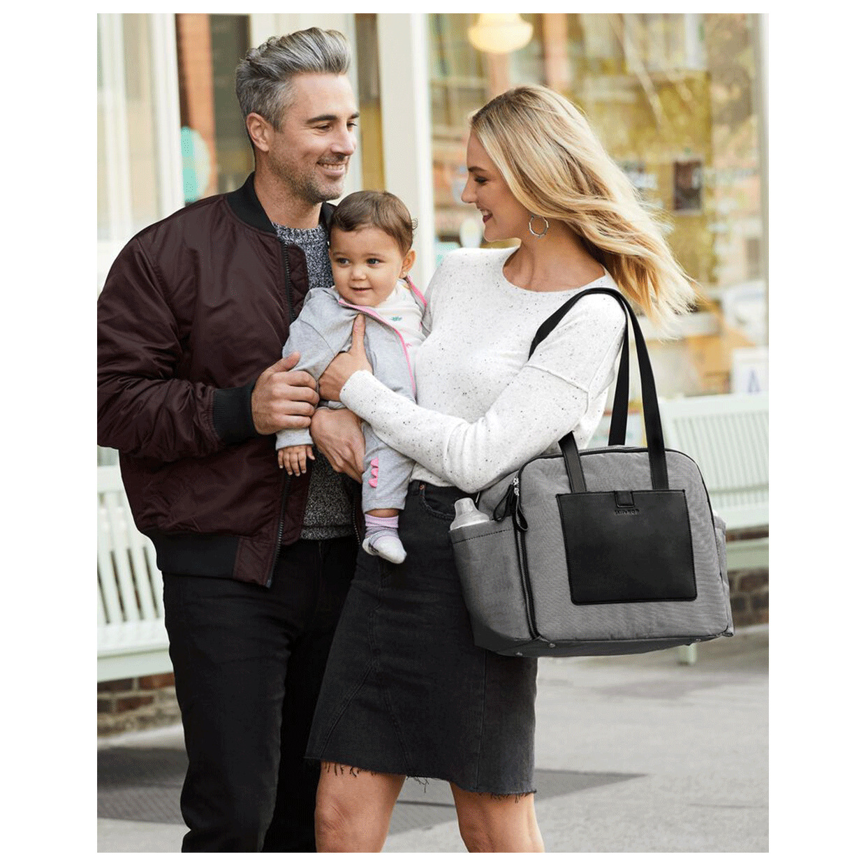 Pañalera Madison Square Negra SkipHop 200901