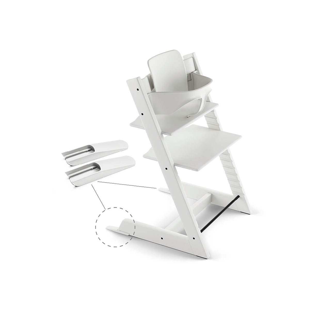 Baby Set Trip Trap - Blanco159305 Stokke