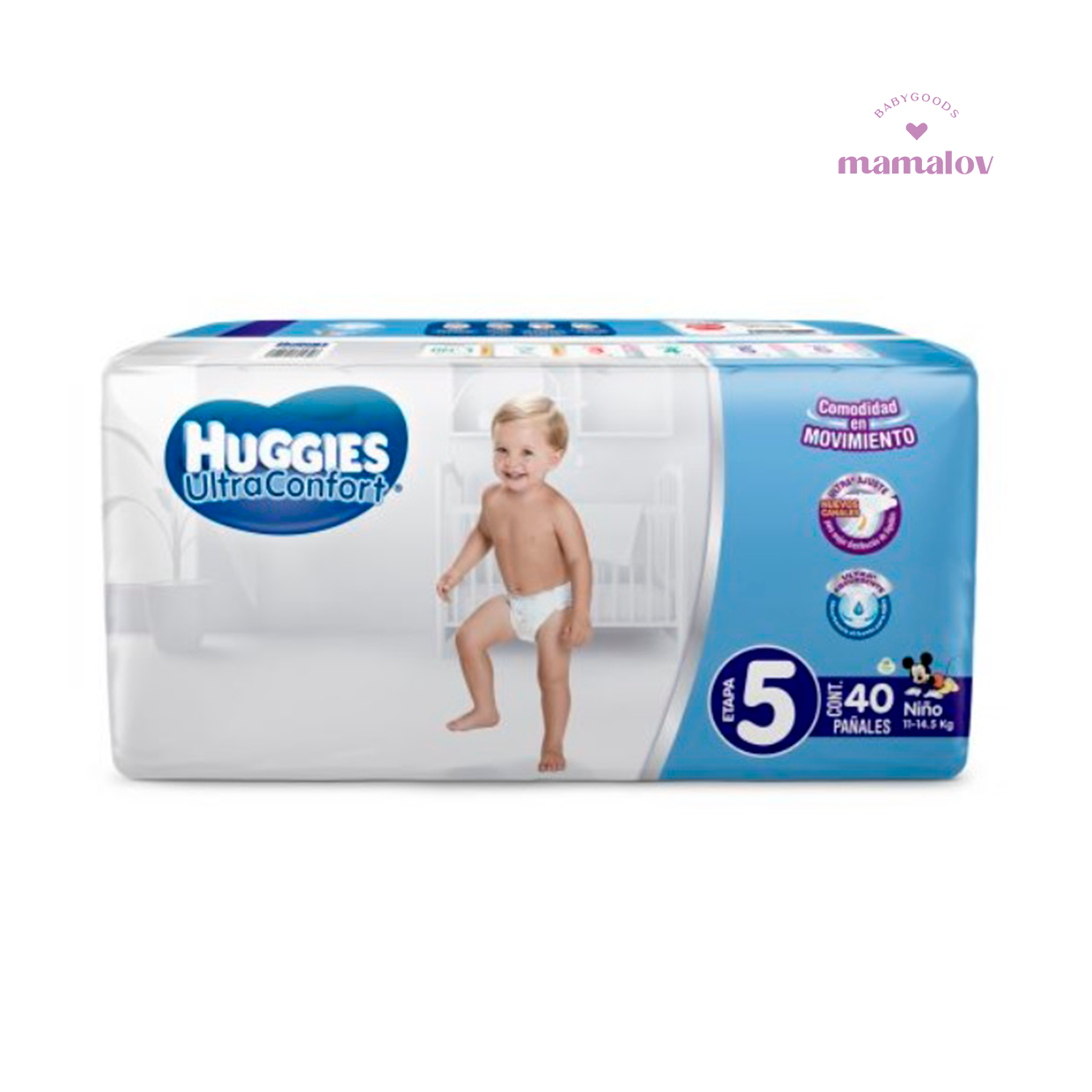 Pañal Ultra Etapa 5 de Niño - 64860 Huggies