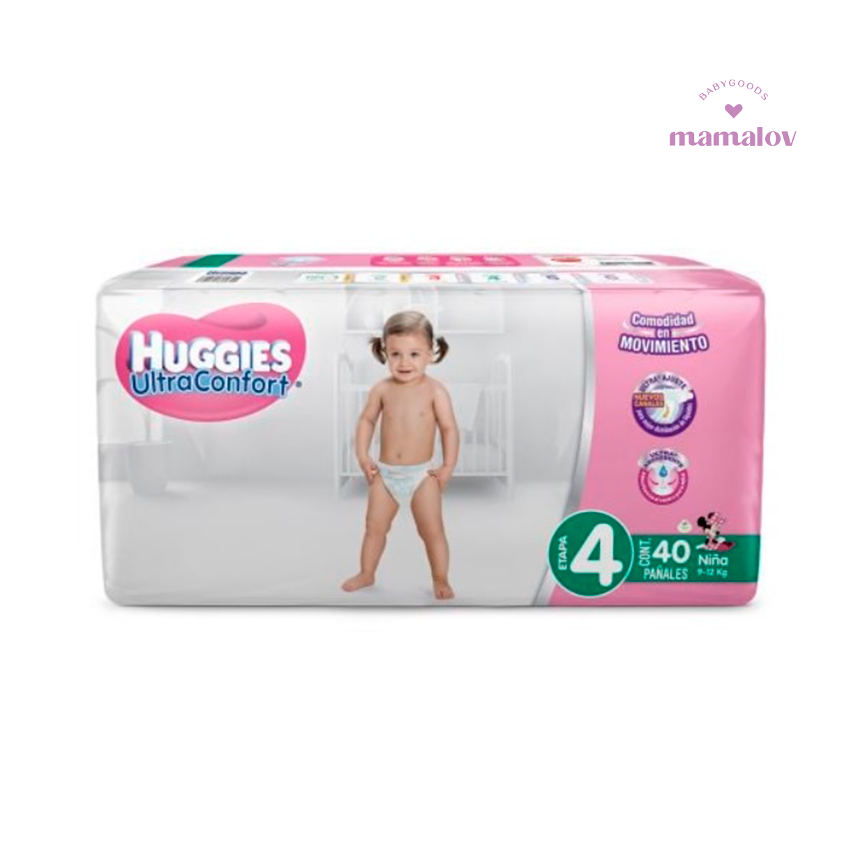 Pañal Ultra Etapa 4 de Niña - 64859 Huggies