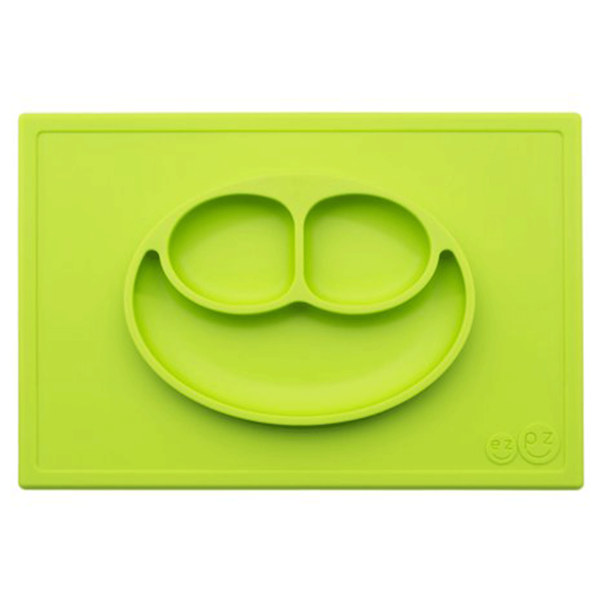 Plato de Silicon Happy Mat Verde Ezpz