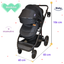 Carriola 4 En 1 Sistema De Viaje Todo Terreno Ibaby Cupra