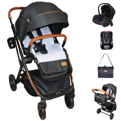Carriola 4 En 1 Con Base Para Autoasiento Borah - Ibaby