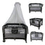 Cuna De Viaje Para Bebe Colecho Con Mosquitero Ts001 - Negro - Confety World