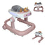 Andadera Y Caminadora 3 En 1 Musical Luces Led Rosa Ibaby