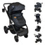 Carriola 4 En 1 Sistema De Viaje Todo Terreno Ibaby Cupra