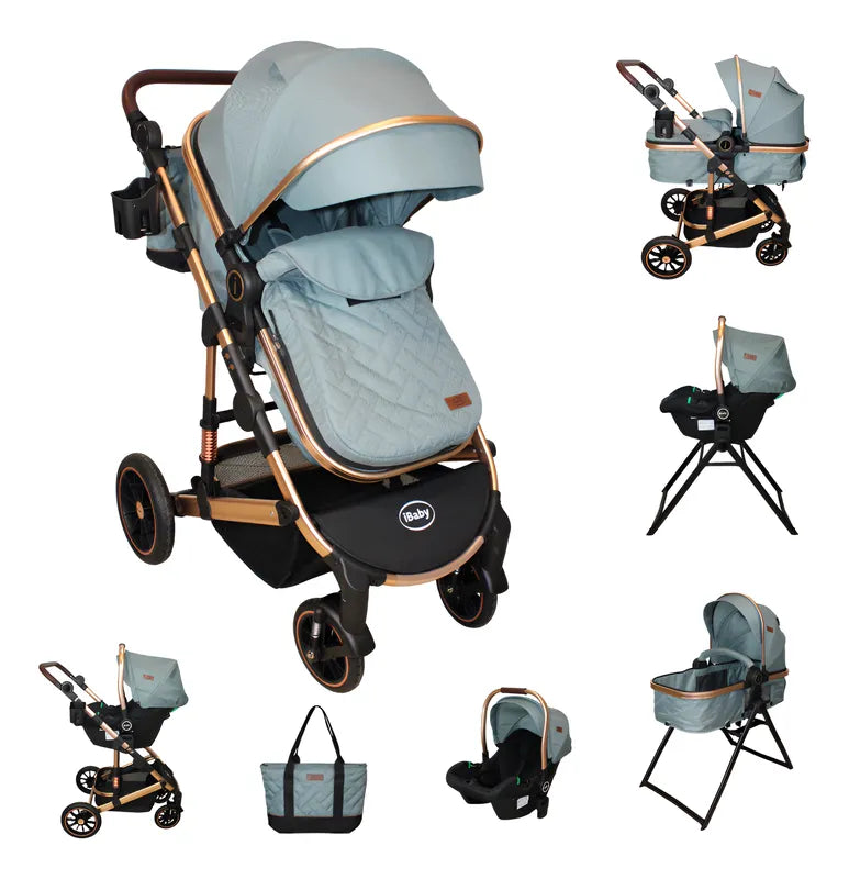 Carriola 6 En1 Mecedora Autoasiento Amalfi