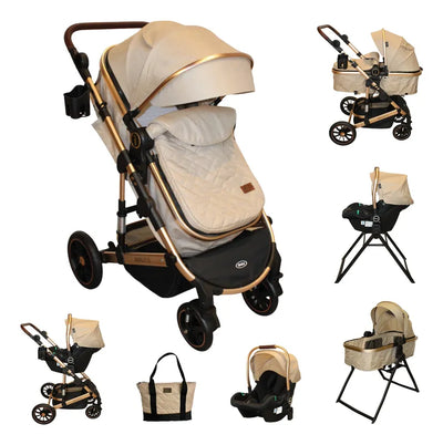 Carriola 6 En1 | Mecedora | Autoasiento | Amalfi - Beige - Ibaby