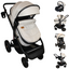 Carriola 4 En 1 Sistema De Viaje Todo Terreno Ibaby Cupra