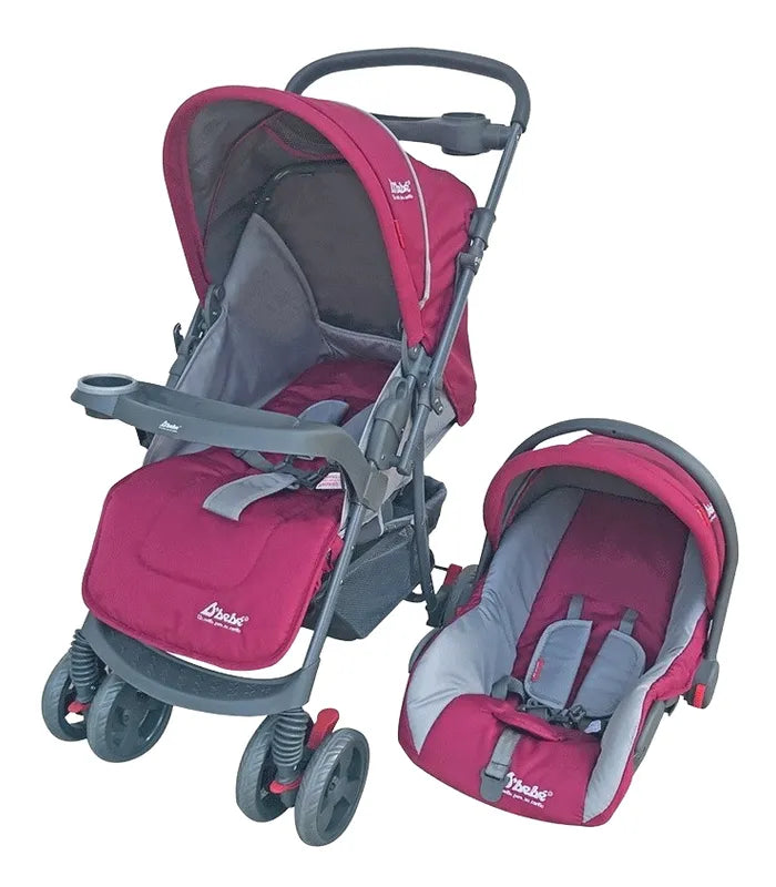 Carriola Travel System Star Baby Negro De Bebe 41 NEGRO