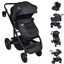 Carriola 4 En 1 Sistema De Viaje Todo Terreno Ibaby Cupra