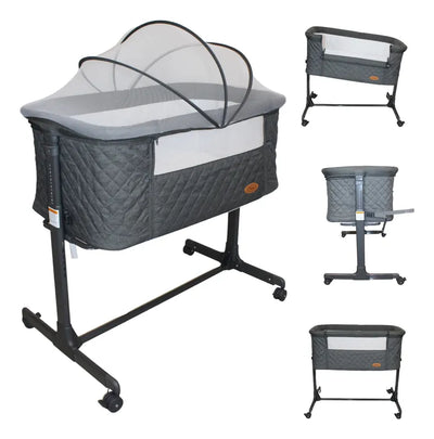 Colecho Para Bebe Con Posicion Anti Reflujo | Mau - Negro - Ibaby