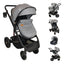 Carriola 4 En 1 Sistema De Viaje Todo Terreno Ibaby Cupra