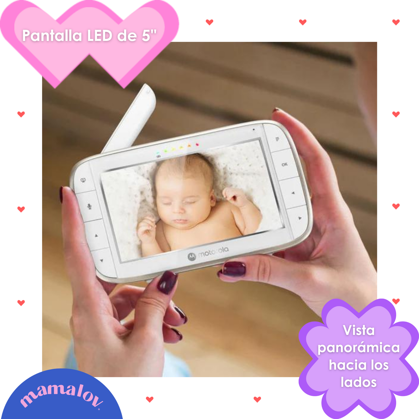 Monitor de Video Para Bebe - VM855 Motorola