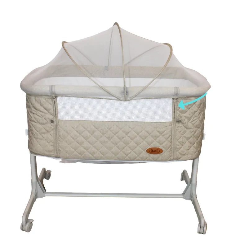 Colecho Para Bebe Con Posicion Anti Reflujo | Mau - Negro - Ibaby