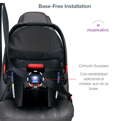 Carriola Para Correr B-free & B-safe Flexfit Con Autoasiento - Negro - Britax