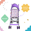 Carriola De Baston Plegable Ligera - Lila - Parents Choice