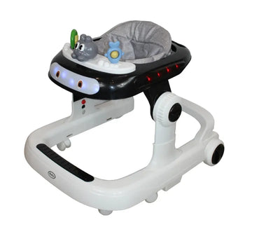 Andadera Y Caminadora 3 En 1 Musical Luces Led Negro Ibaby