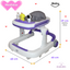 Andadera Y Caminadora Para Bebés 3 En 1 Musical - Morado - Ibaby