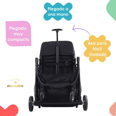 Carriola Para Bebe Lock It Lite Compacta - Morado - Infanti
