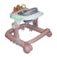 Andadera Y Caminadora 3 En 1 Musical Luces Led Rosa Ibaby