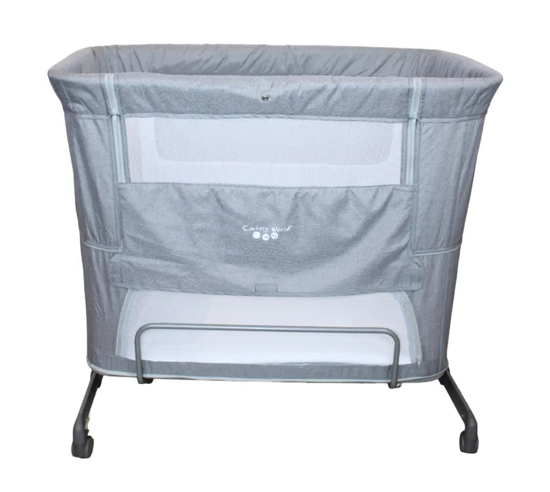 Colecho Cuna Moises Para Bebe 2 Niveles P965m - Gris - Confety World