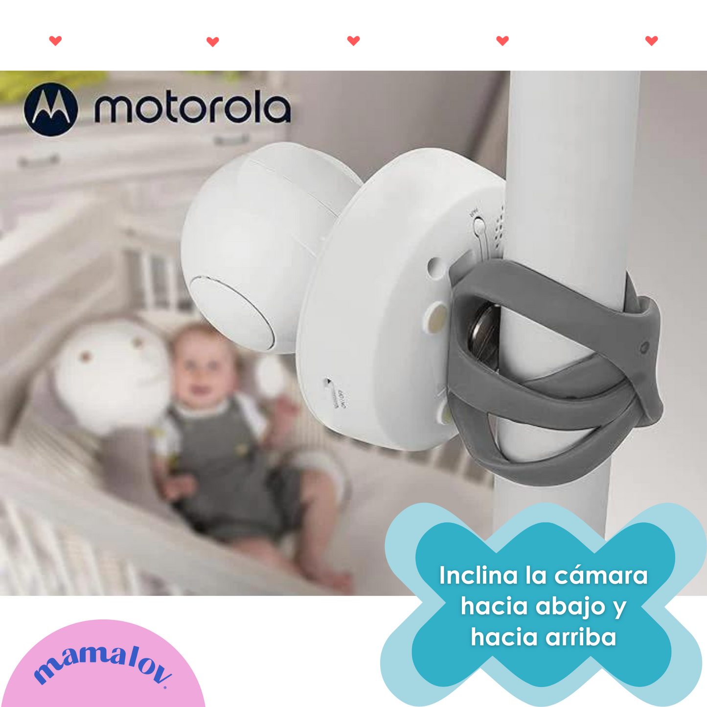 Monitor de Video Para Bebe - VM855 Motorola