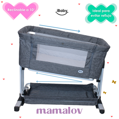 Cuna Colecho Para Bebe Antireflujo Mosquitero Ibaby Calcata