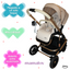 Carriola 4 en 1 Reversible Con Portabebé Alessia - Beige - iBaby